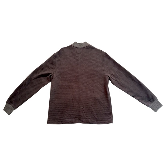 Billy Reid Black Ribbed Full Zip Jacket Sweater Long Sleeve – Men’s M - Picture 7 of 8